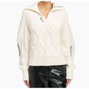 En Saison Lena collared sweater Small